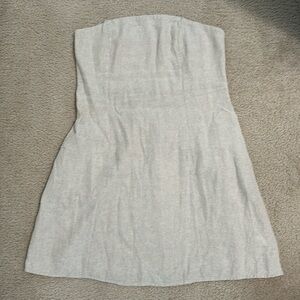Old Navy strapless linen dress